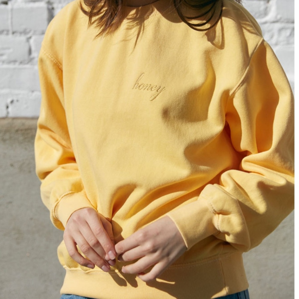 Brandy Melville Honey Crewneck Sweatshirt